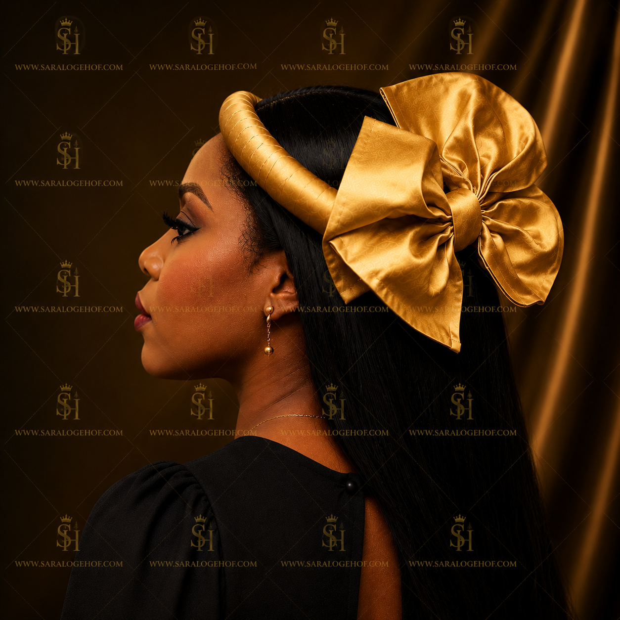 Queen Solape Headpiece Gold