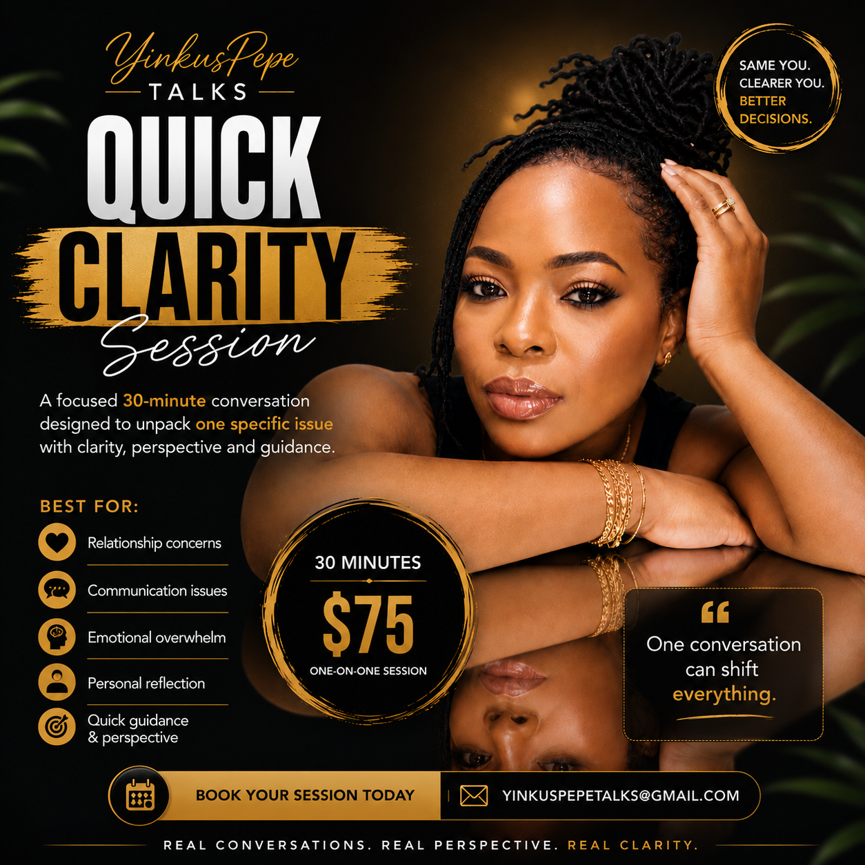🌶️ QUICK CLARITY SESSION -30 Minutes