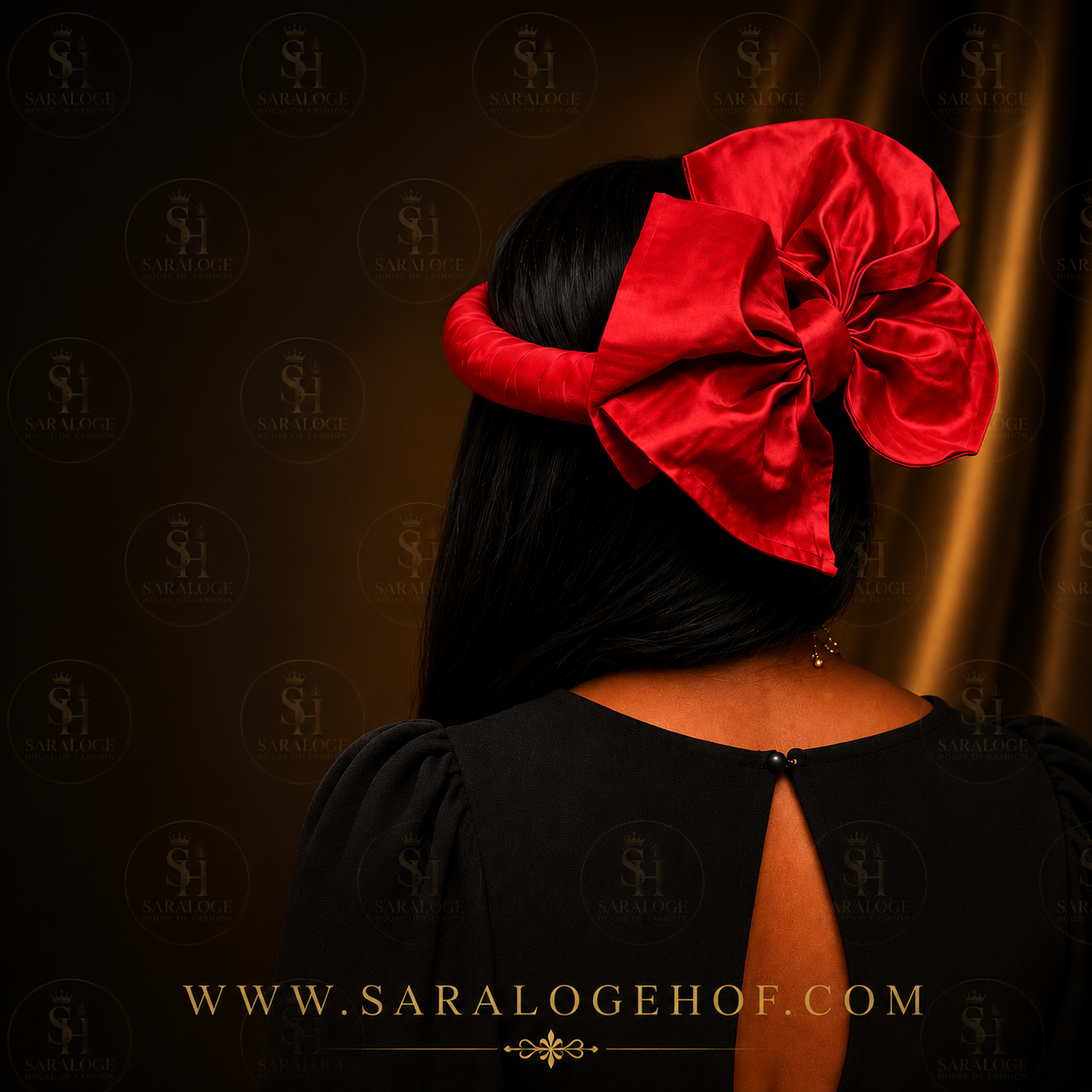 Queen Solape Headpiece RED