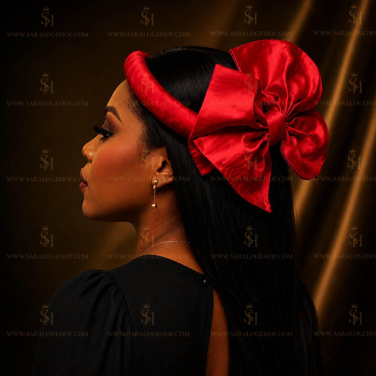 Queen Solape Headpiece RED
