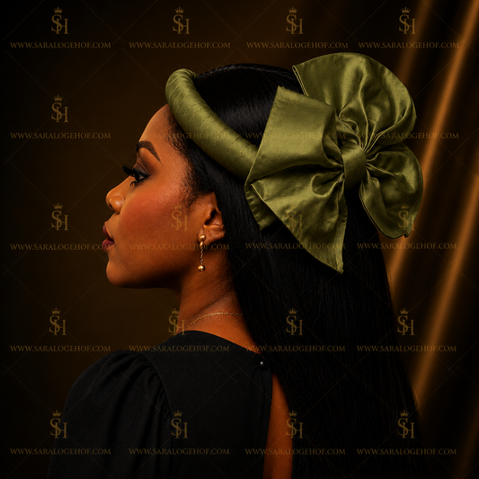 Queen Solape Headpiece Army Green